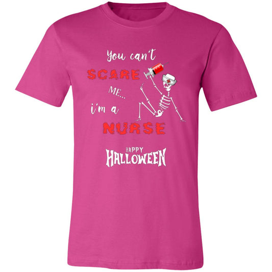 Halloween Nurse (white letter)  3001C Unisex Jersey Short-Sleeve T-Shirt